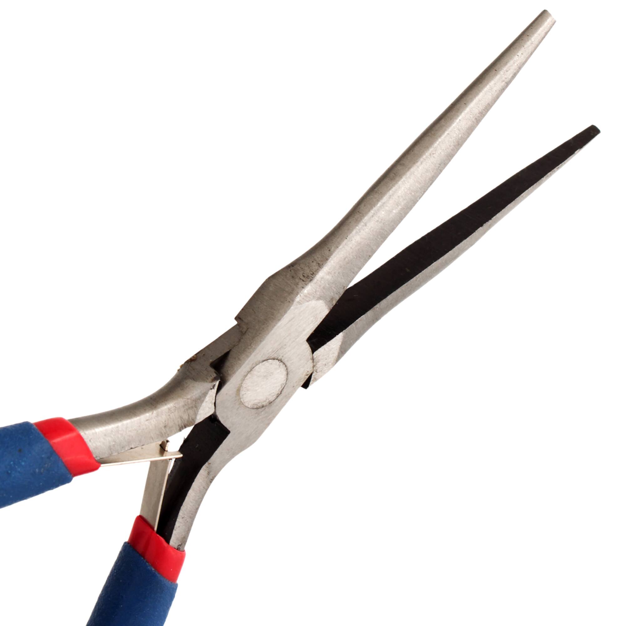 John Bead Multi Purpose Flat Long Nose Stainless Steel Jewelry Econo Pliers